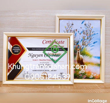 khung bằng khen mẫu HQ KEM