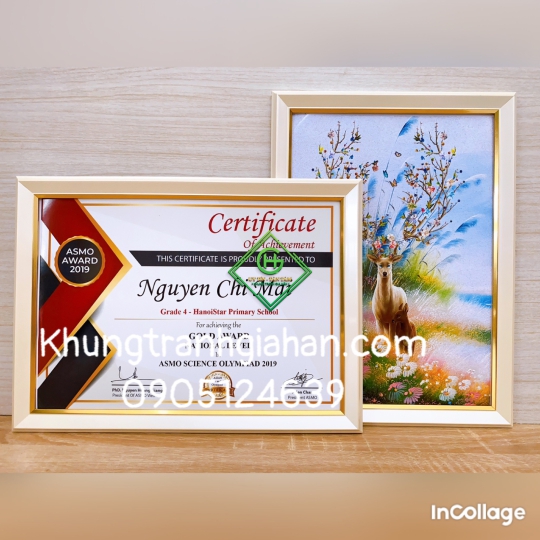 khung bằng khen mẫu HQ KEM