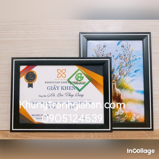 khung bằng khen mẫu 208 ĐEN