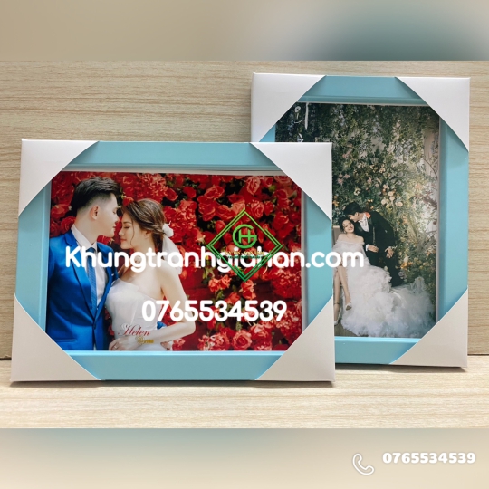 khung bằng khenmẫu 103 xanh 