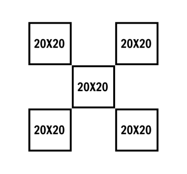 bộ khung hình 20x20