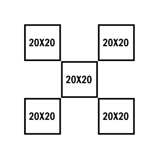bộ khung hình 20x20